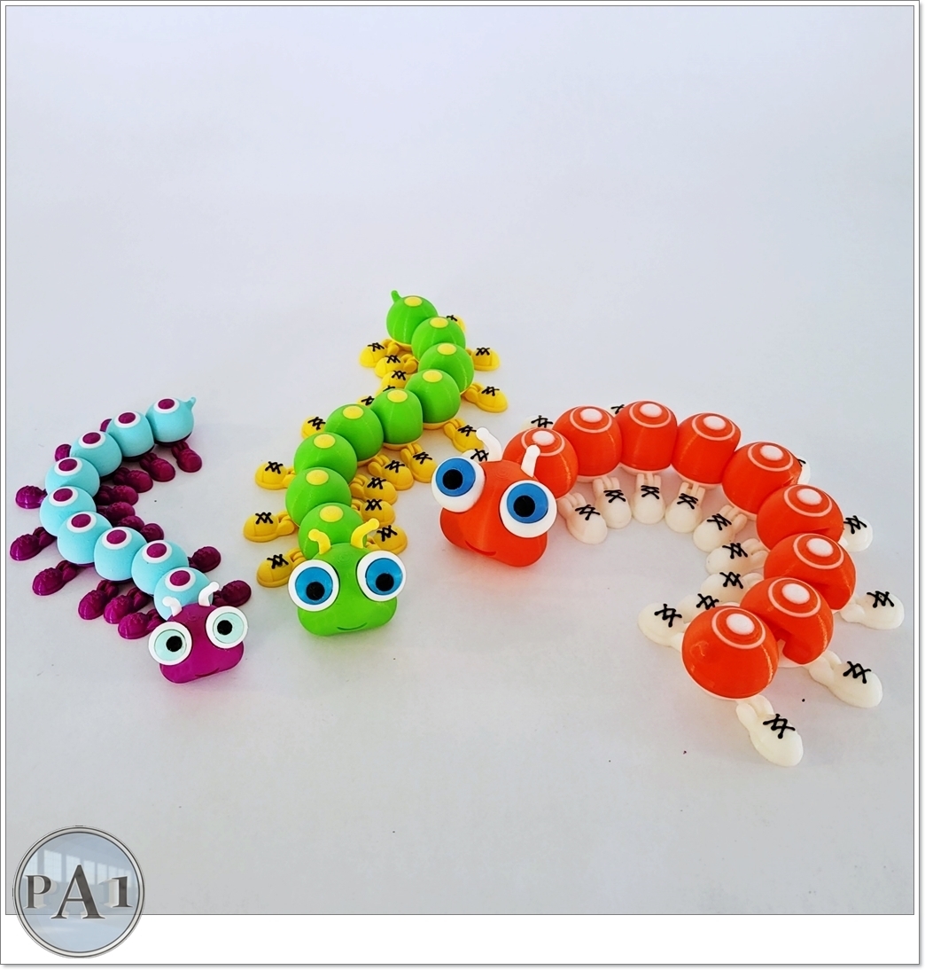 Free Printable Of 3d Caterpillar Templates