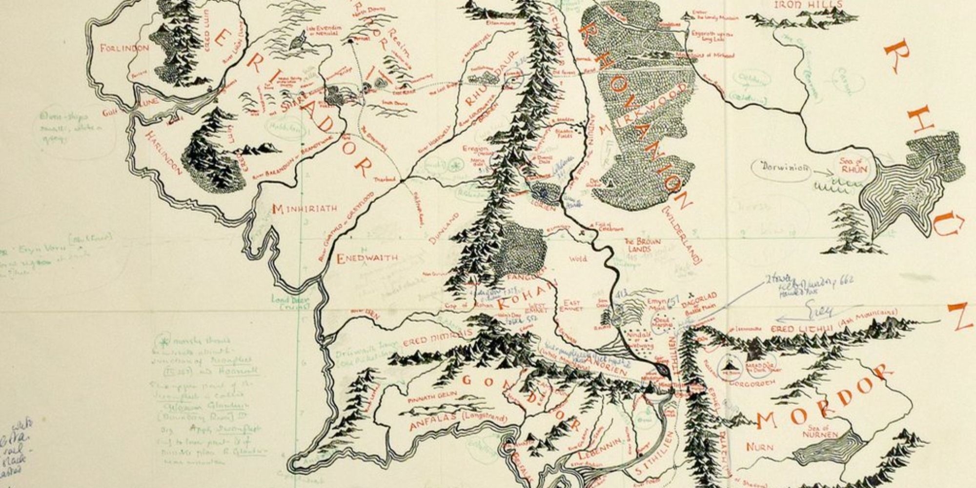Lord Of The Rings Map Printable