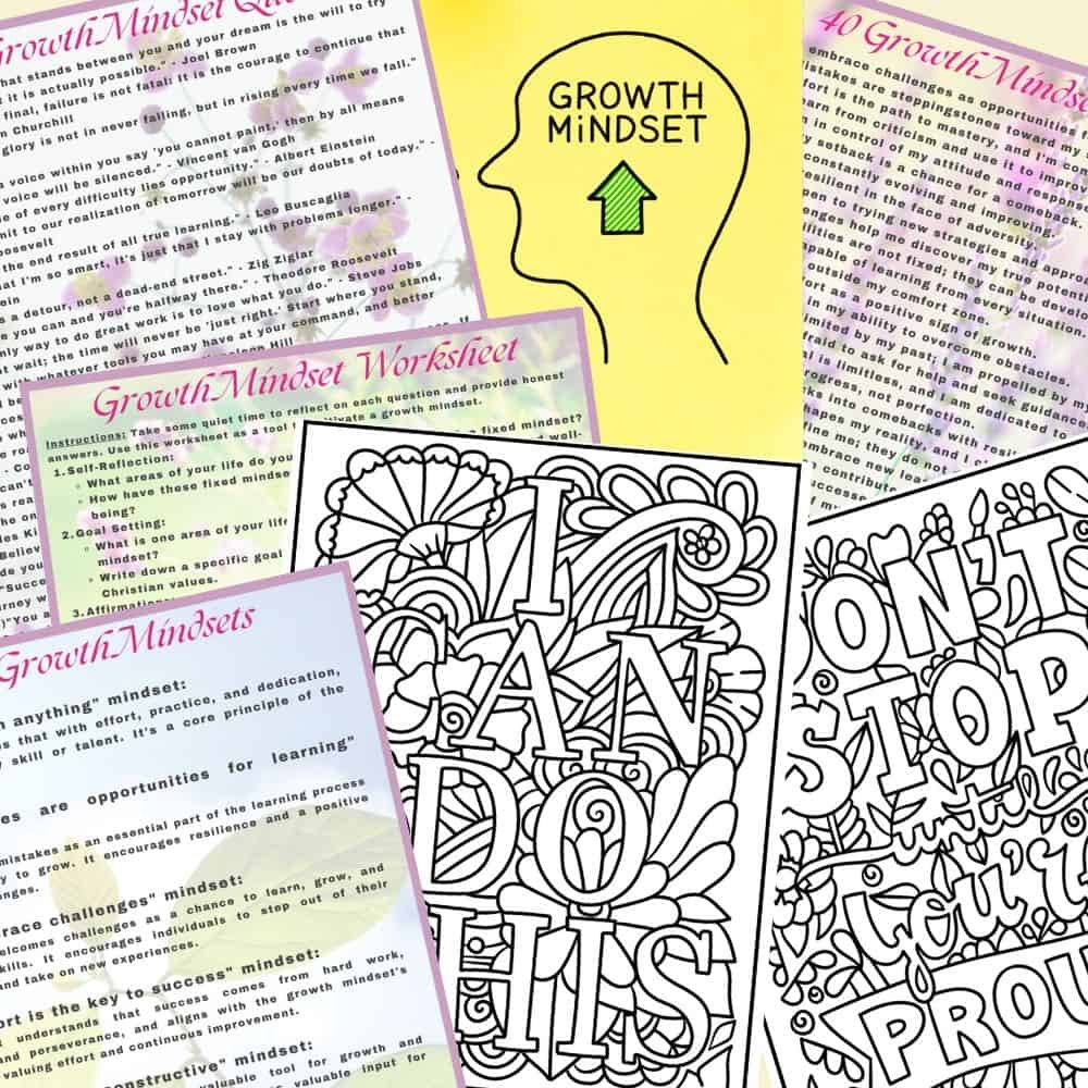 The Ultimate Growth Mindset Printables For Adults Free Christel Owoo