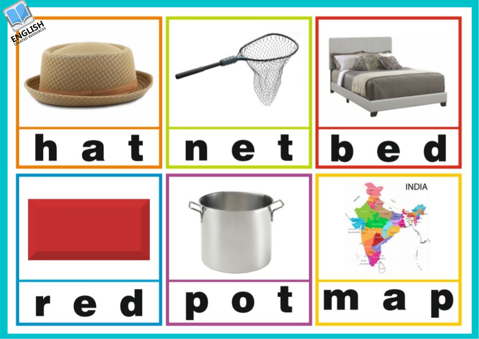 Three Letter Words English Created Resources