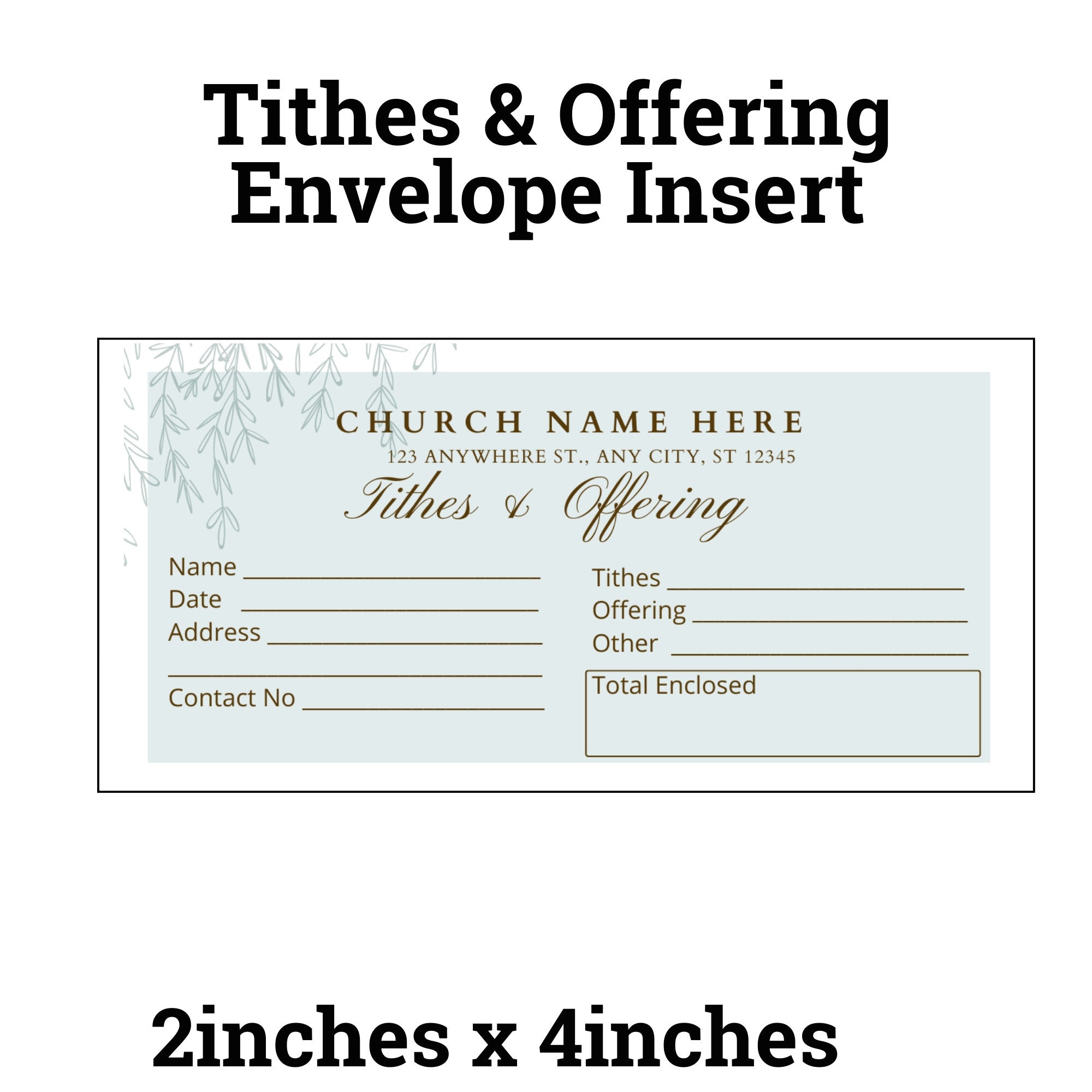 Tithing Envelope Template Printable Church Tithes U0026 Offering 6 3 4 Worksheets Library