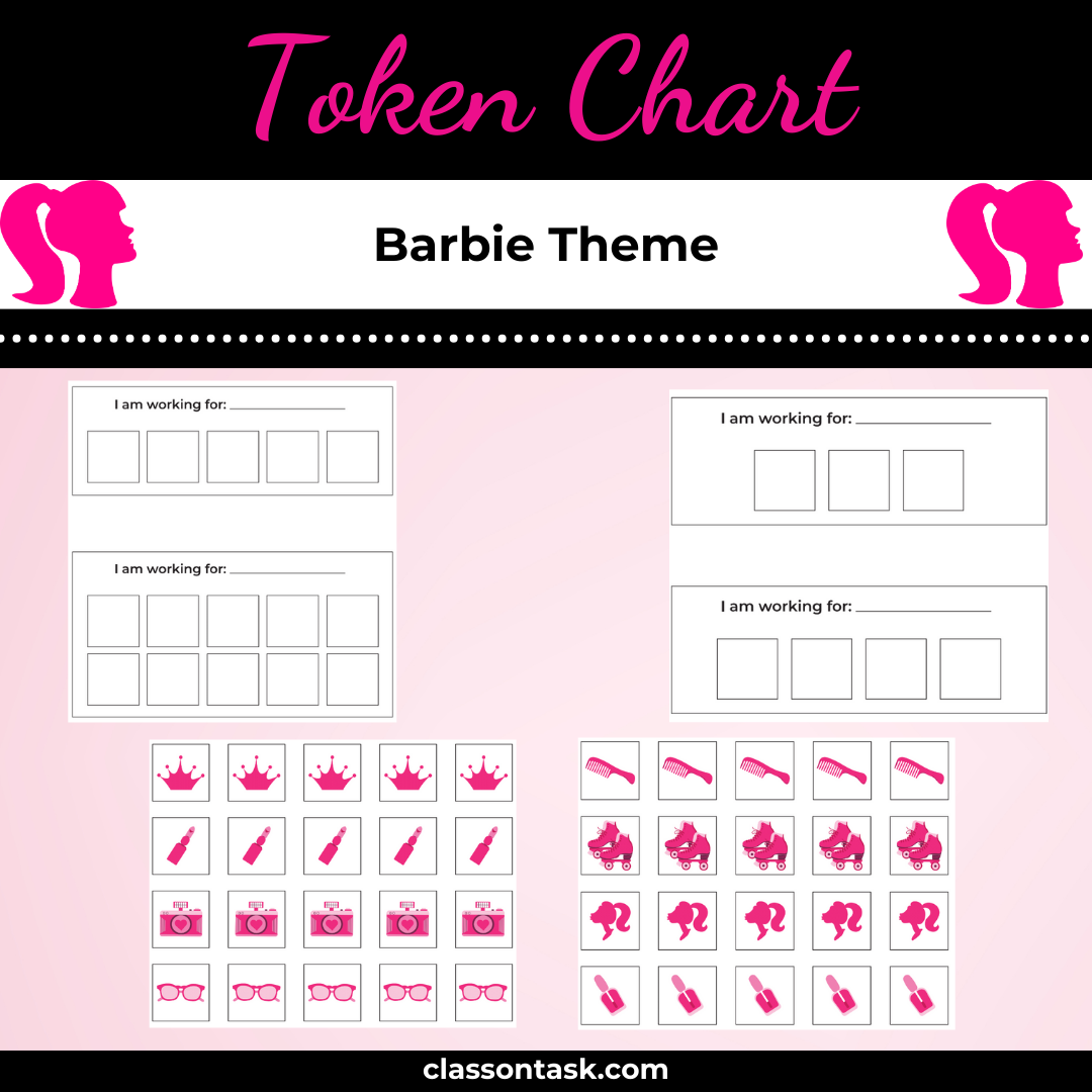 Token Chart Barbie Theme Behavior Analyst Resource Center