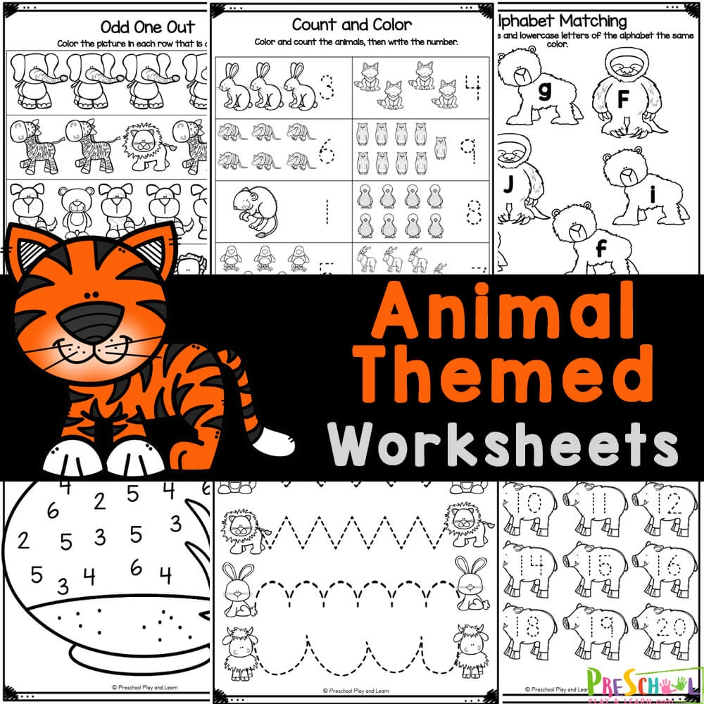Prek Free Printable Worksheets