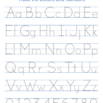 Tracing Alphabet Letters Printable Handwriting Worksheets Free 
