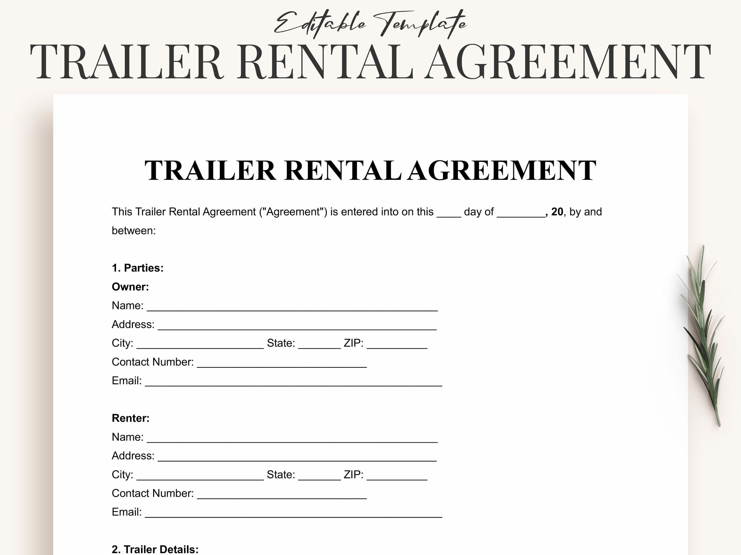 Trailer Rental Agreement Template Pdf U0026 Word Printable Dump Trailer Rental Contract Template Utility Trailer Rental semi Trailer Lease Etsy UK Trailer Rental Agreement Template Pdf U0026 Word Printable Dump Trailer Rental Contract Template Utility Trailer Rental semi Trailer Lease Etsy UK