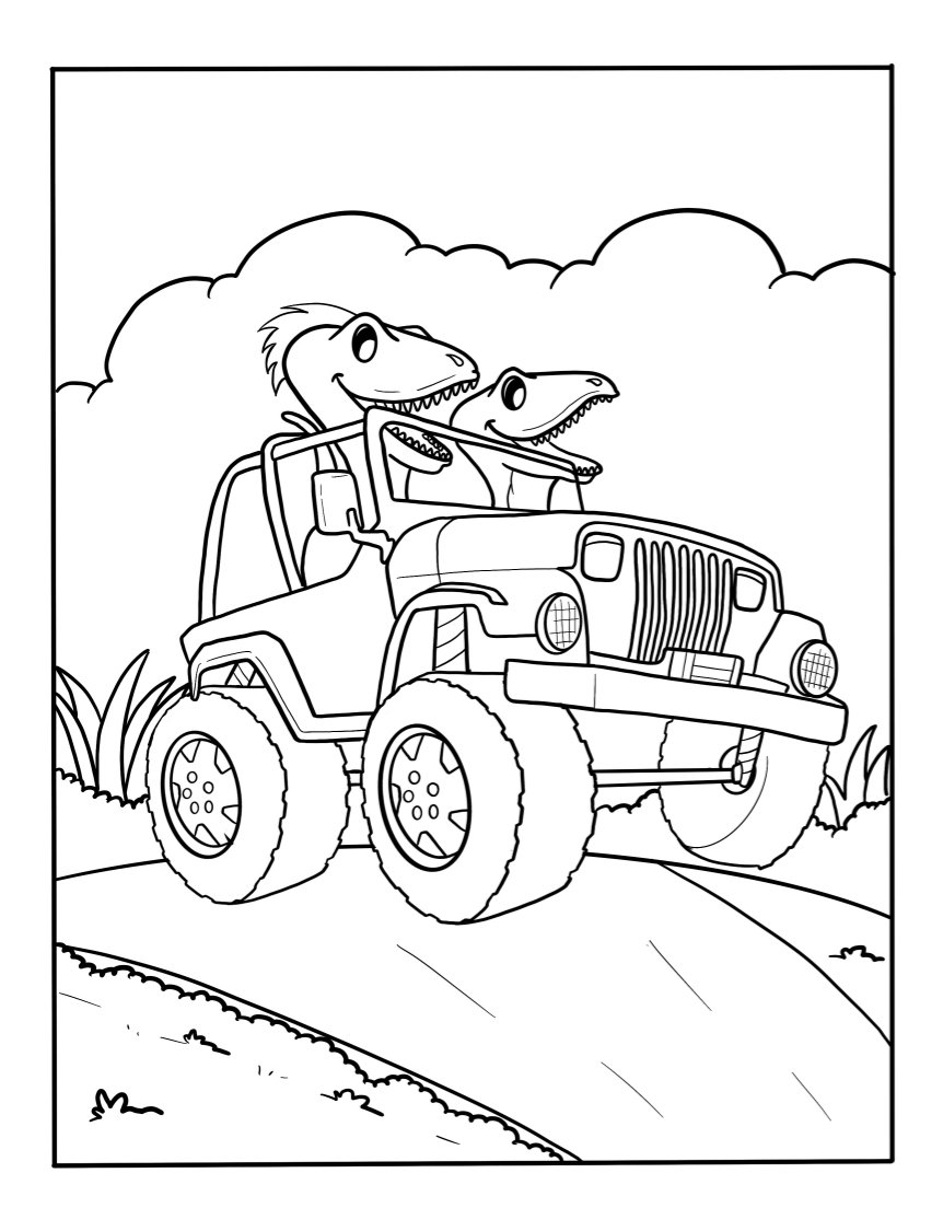Trucks Coloring Pages Printable Dinosaur Pictures To Color Trucks Coloring Pages Printable Dinosaur Pictures To Color