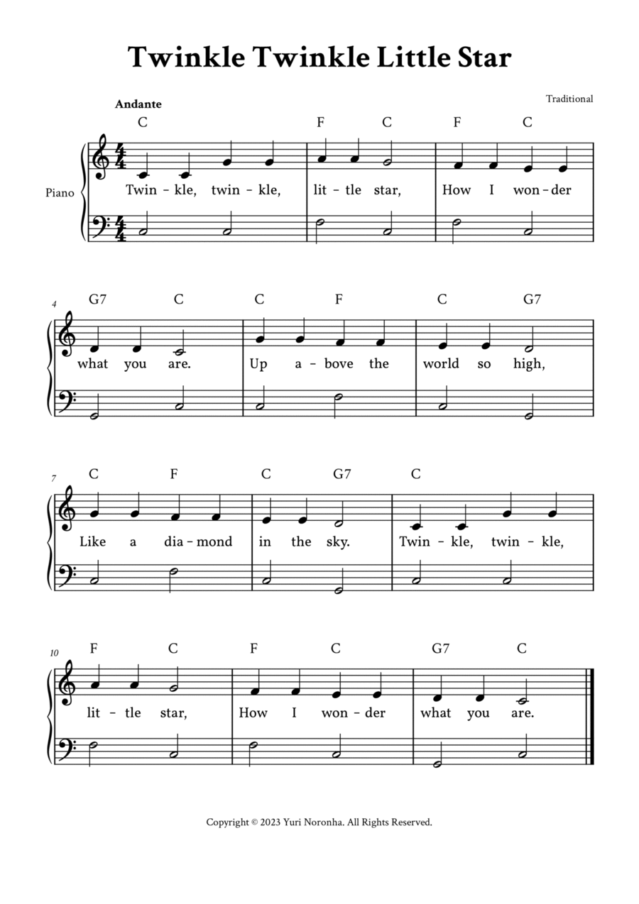 Free Printable Sheet Music With Letters