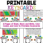 Typing Practice Printable Keyboard Pages 