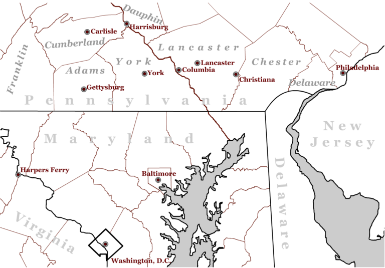 Underground Railroad Digital Classroom Maps Images