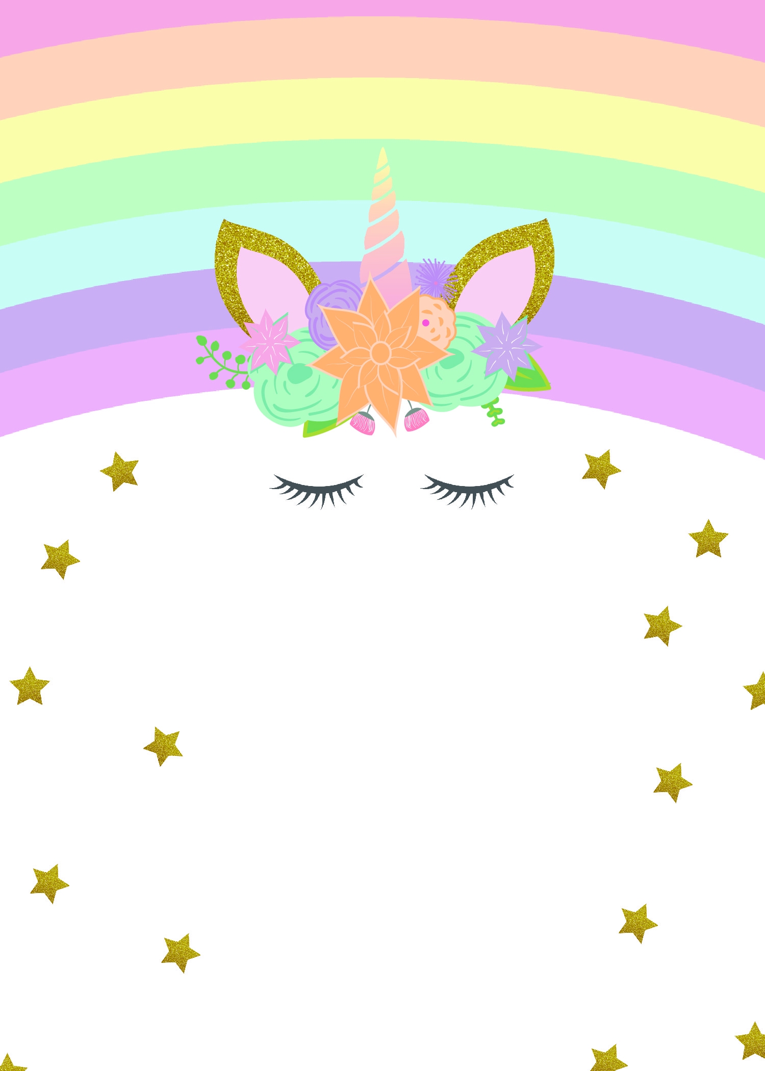 Unicorn Birthday Invitations Free Printables Party With Unicorns