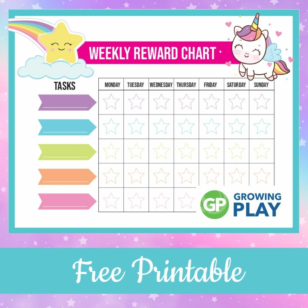 Unicorn Reward Chart Free Printable Growing Play Unicorn Reward Chart Free Printable Growing Play