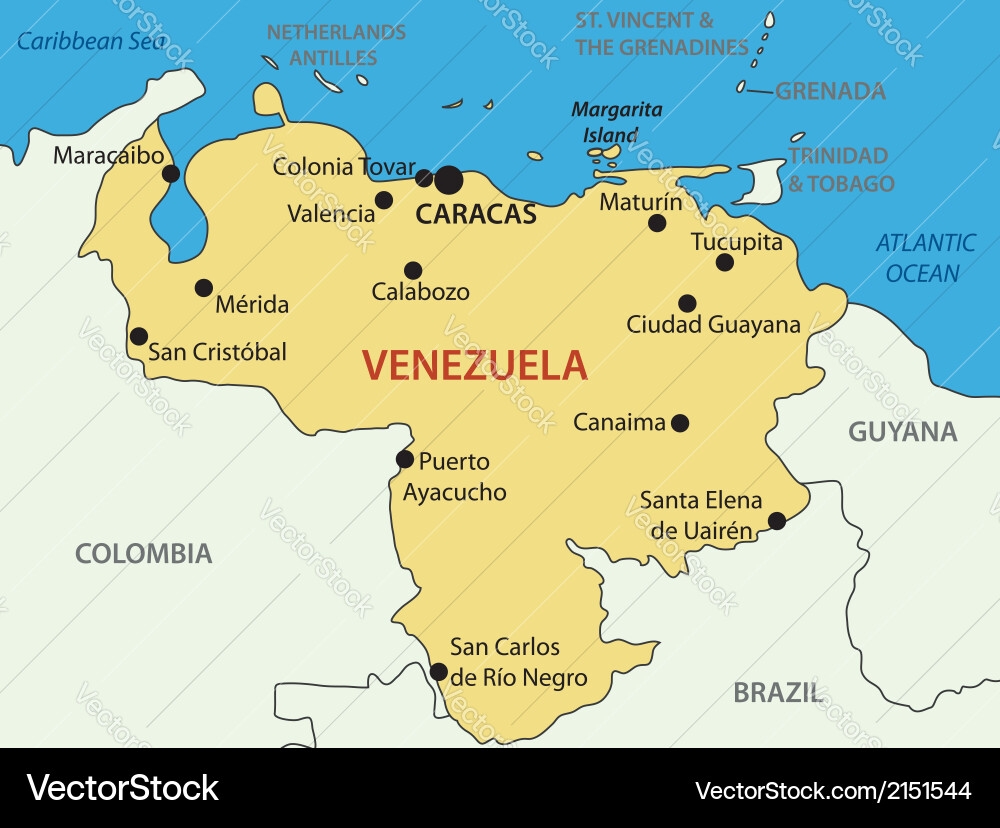 Printable Map Of Venezuela