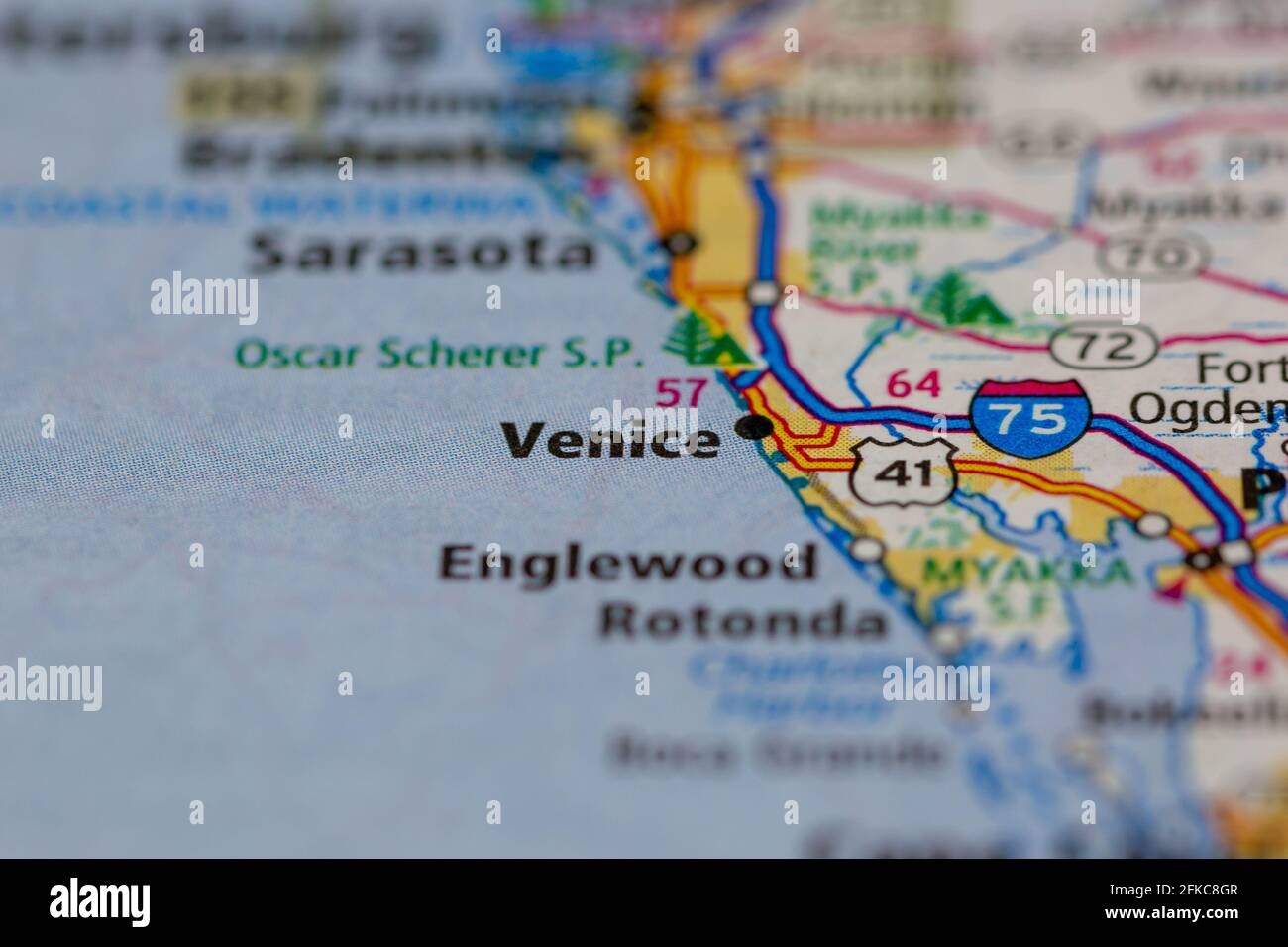 Venice Florida Map Hi res Stock Photography And Images Alamy