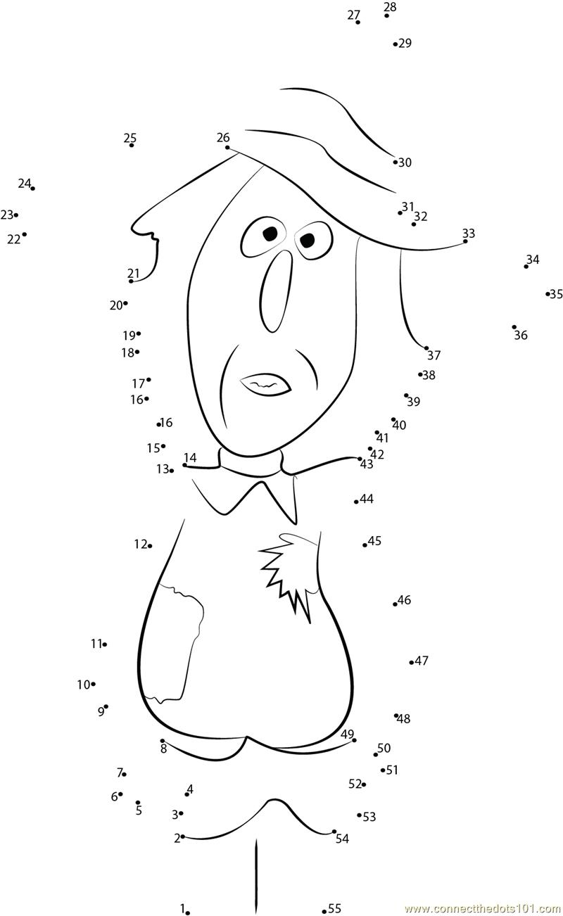 Wizard Of Oz Dot To Dot Printable Worksheet Connect The Dots