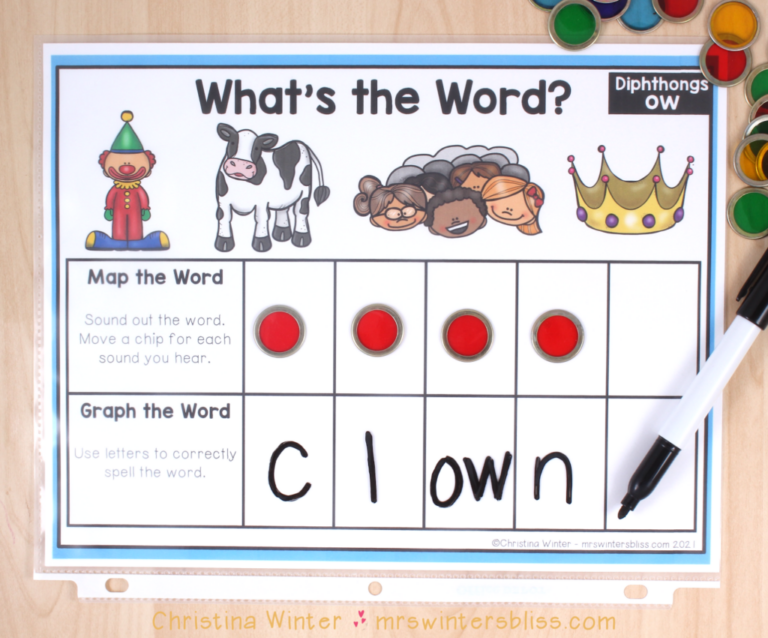 Word Mapping Activities Connecting Phonemes To Graphemes Lead In Literacy Resources For Kindergarten 1st 2nd Grade