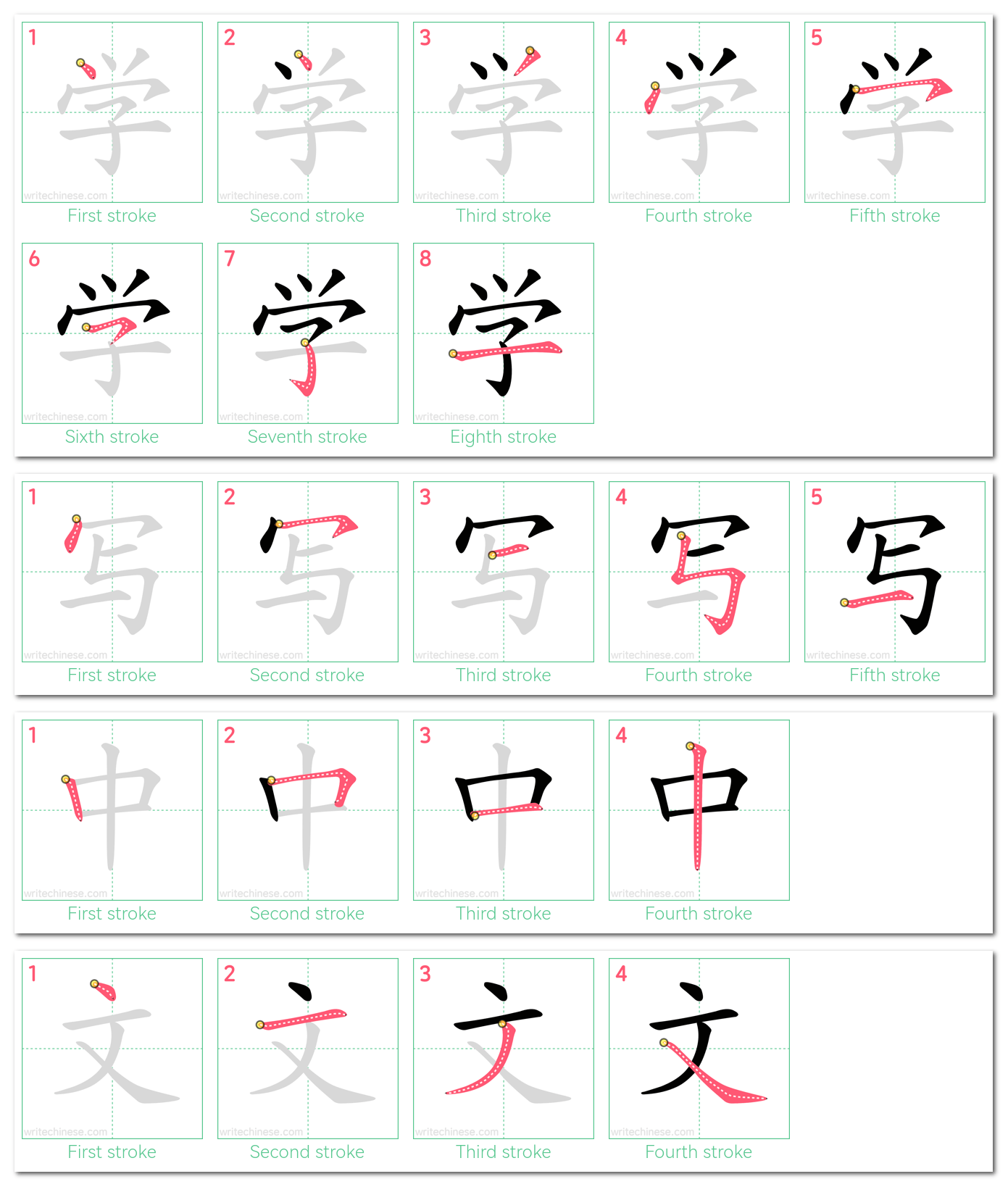 WriteChinese Learn How To Write Chinese