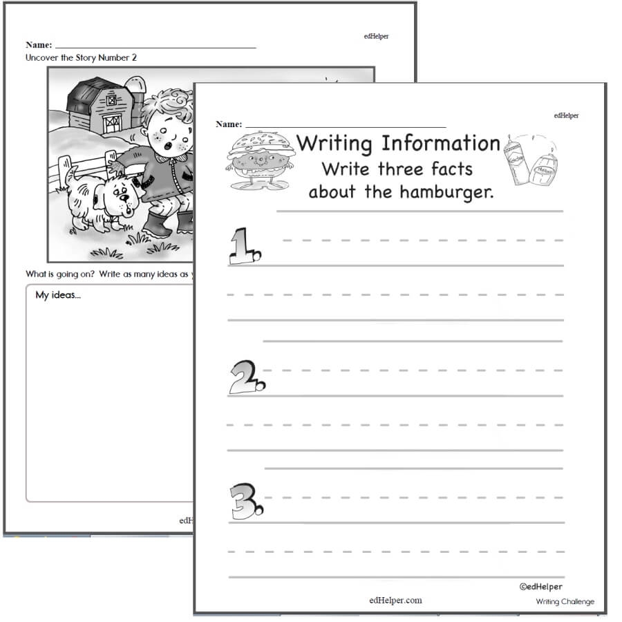 Writing Worksheets For Creative Kids Free PDF Printables EdHelper