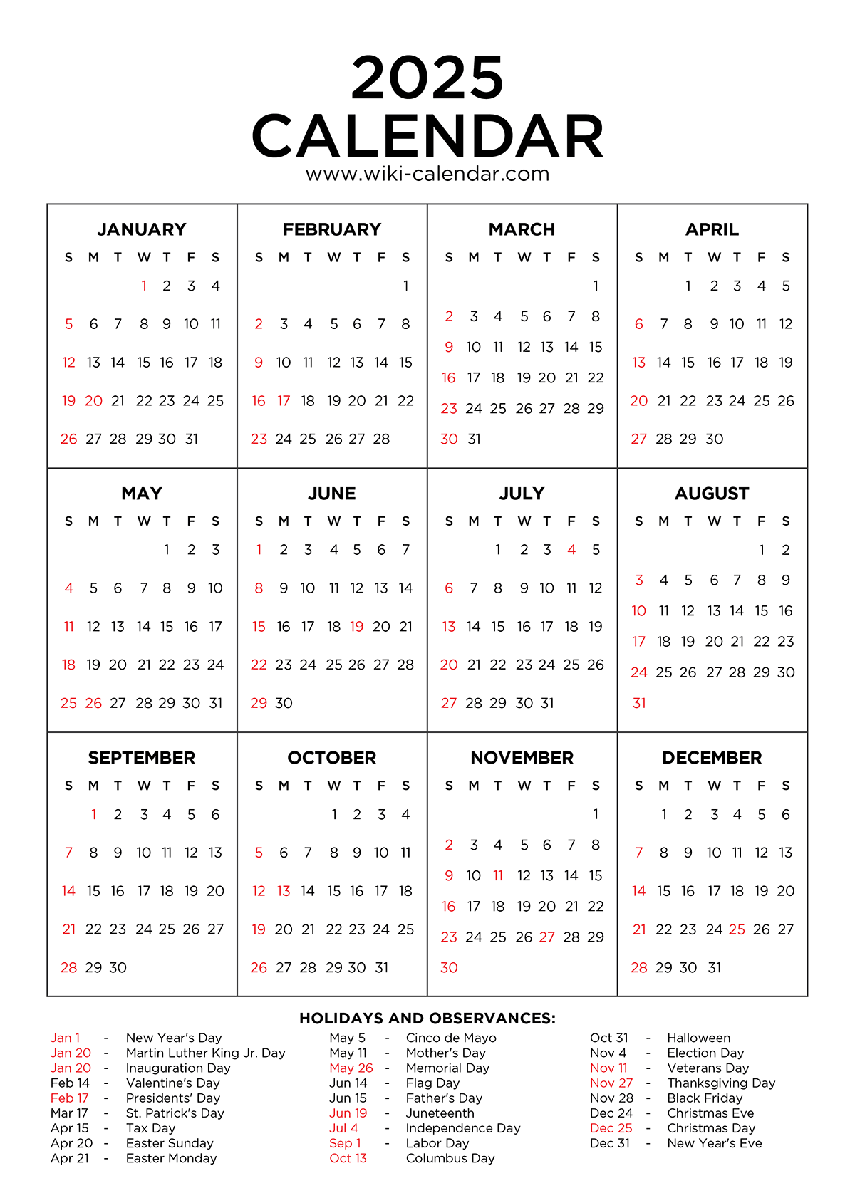 November 2025 Editable Calendar
