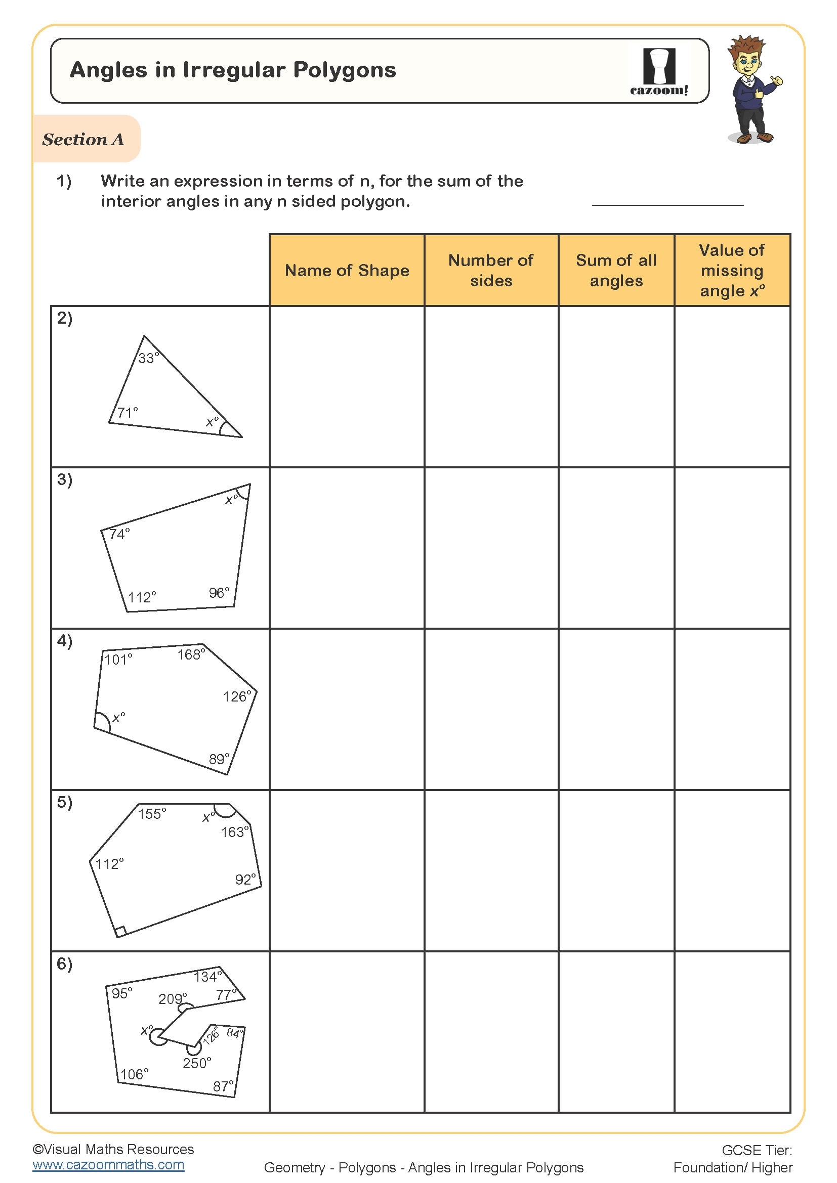 Year 8 Polygons Worksheets PDF Printable Worksheets Year 8 Polygons Worksheets PDF Printable Worksheets