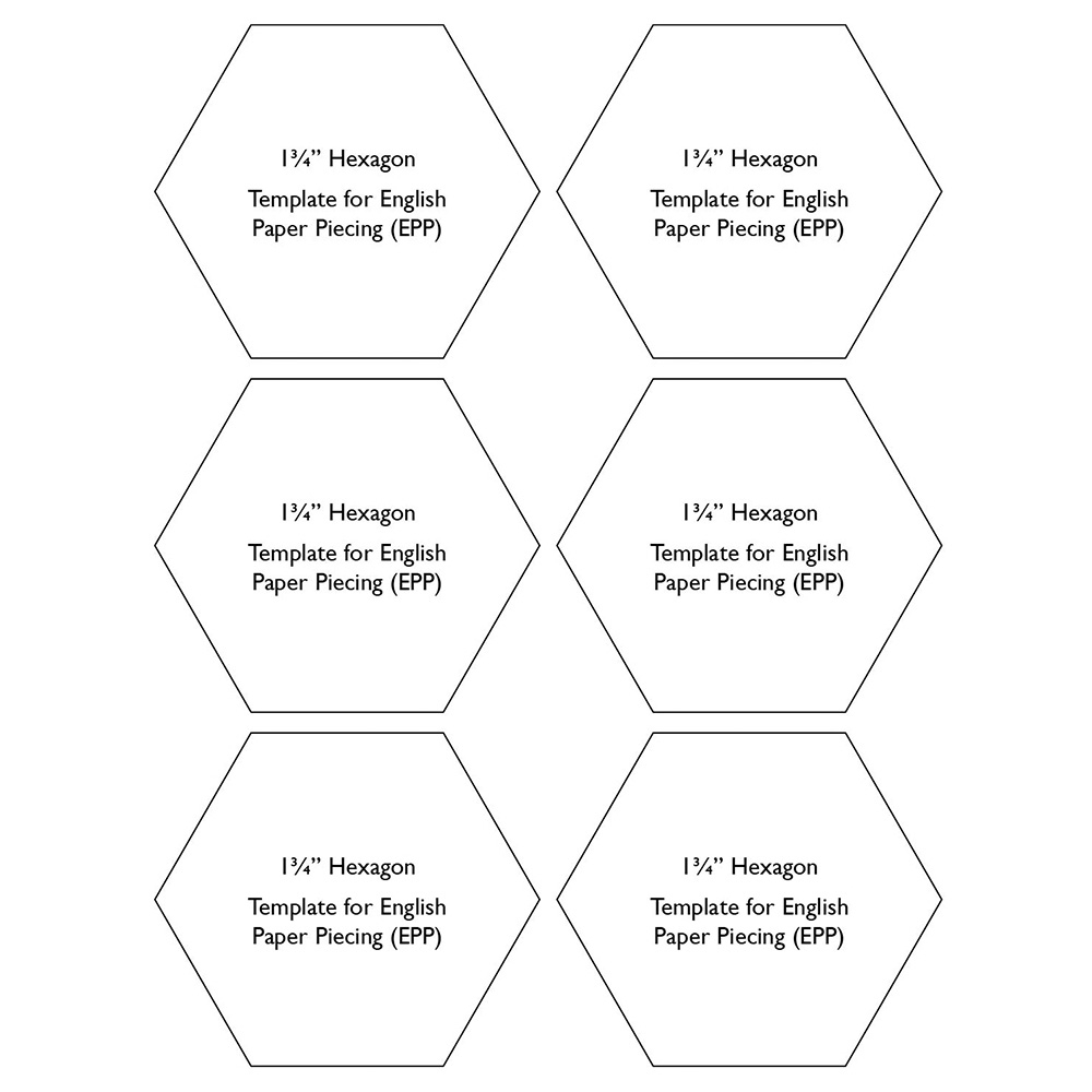 1 3 4 Hexagon Free Templates