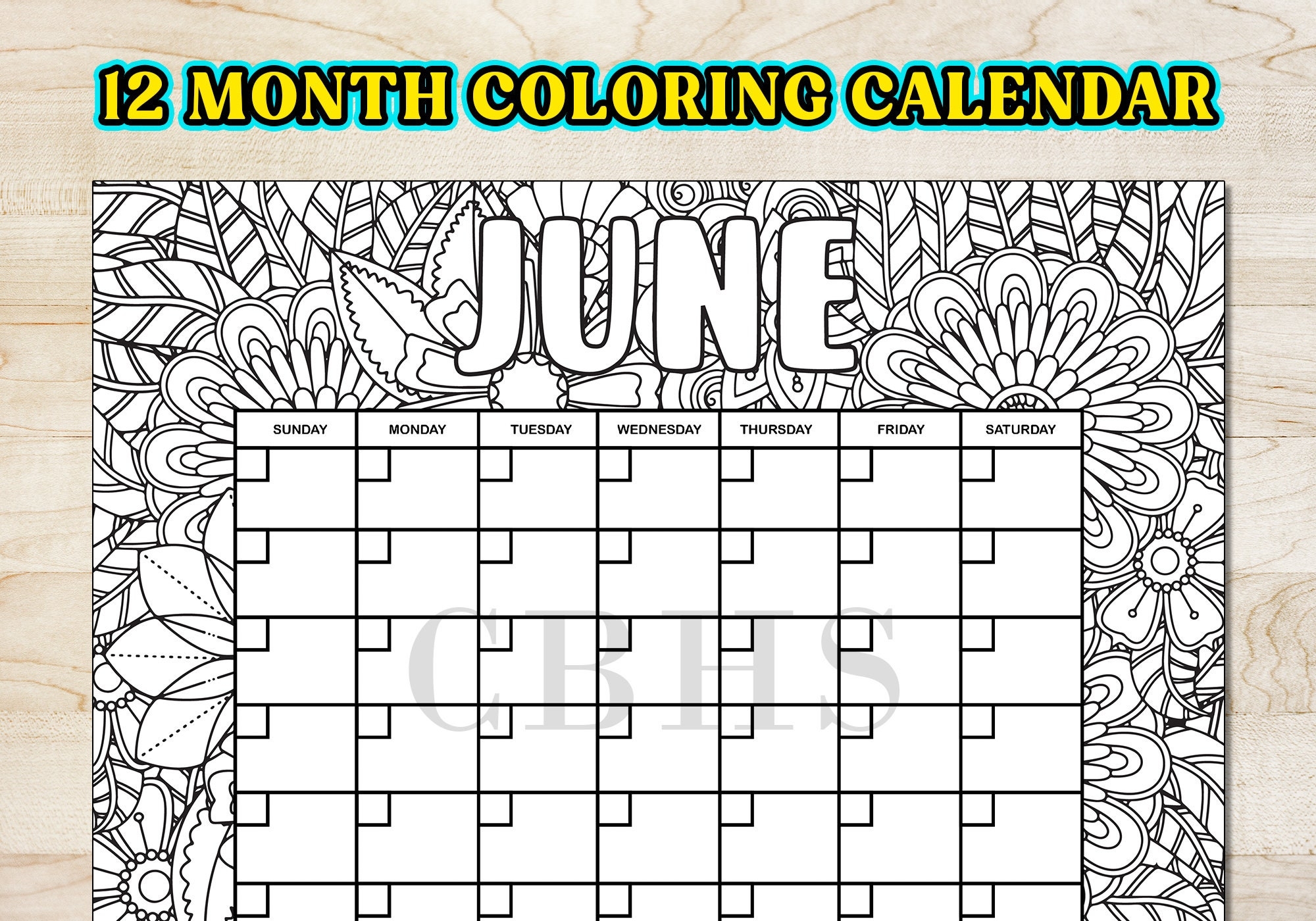 12 Month Adult Coloring Calendar Floral Pattern Printable Adult Coloring Pages Yearly Calendar 2023 Blank Calendar Downloadable PDF Etsy 12 Month Adult Coloring Calendar Floral Pattern Printable Adult Coloring Pages Yearly Calendar 2023 Blank Calendar Downloadable PDF Etsy