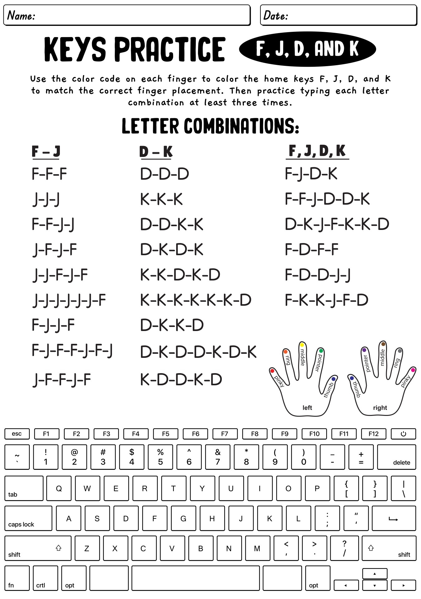 14 Computer Keyboard Worksheet Free PDF At Worksheeto