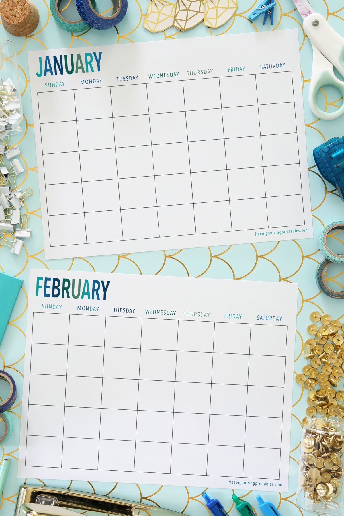 15 Free Printable Calendars To Help Maximize Your Time 15 Free Printable Calendars To Help Maximize Your Time
