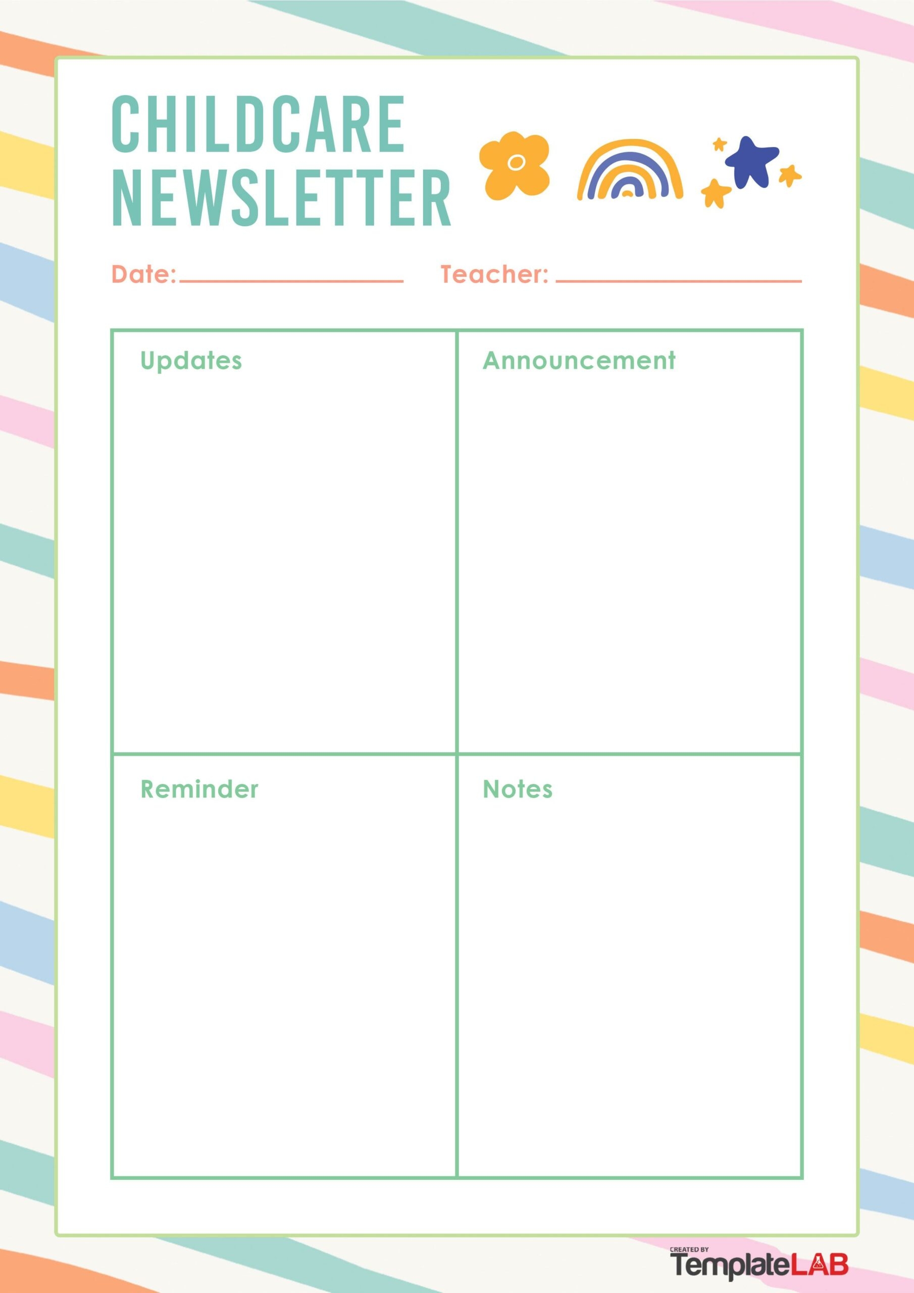 19 Creative Preschool Newsletter Templates FREE 19 Creative Preschool Newsletter Templates FREE