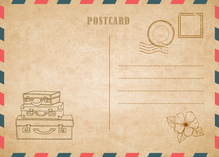 19 Printable Postcard Templates U0026 Designs Word PDF PSD 