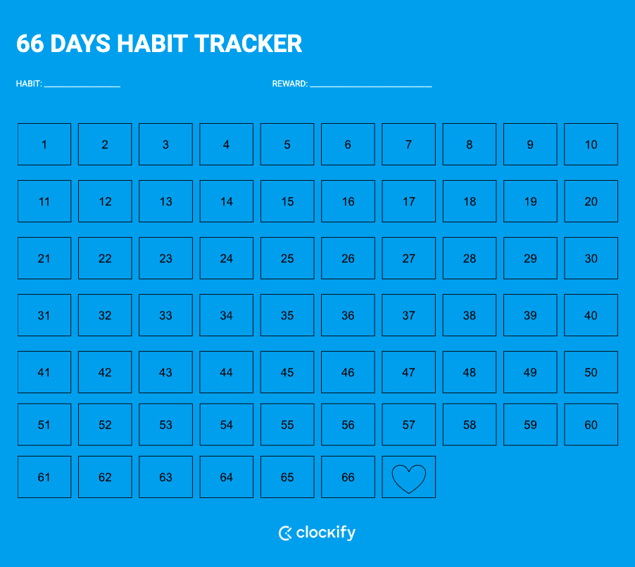 Printable Tracking Calendar