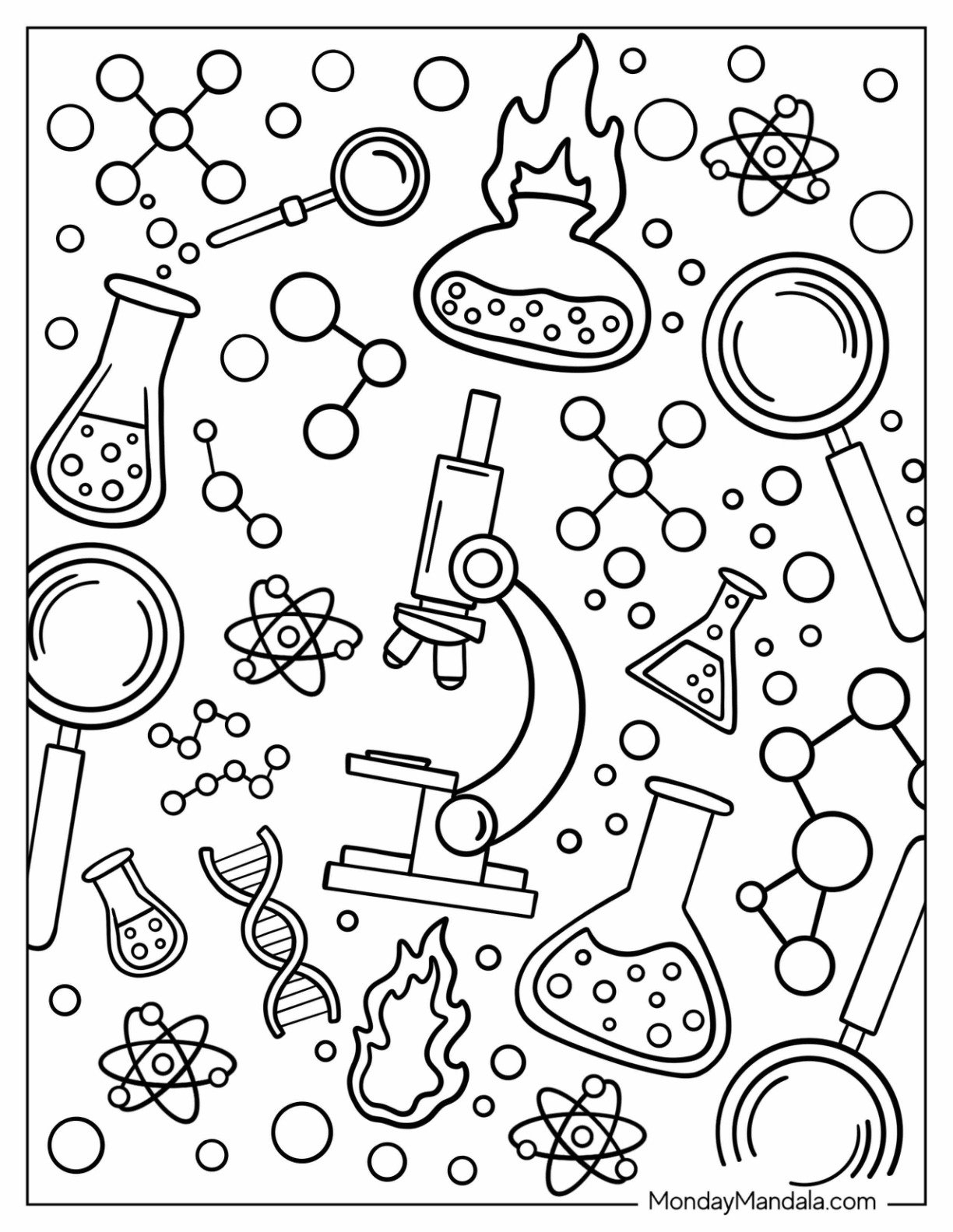 20 Science Coloring Pages Free PDF Printables 20 Science Coloring Pages Free PDF Printables
