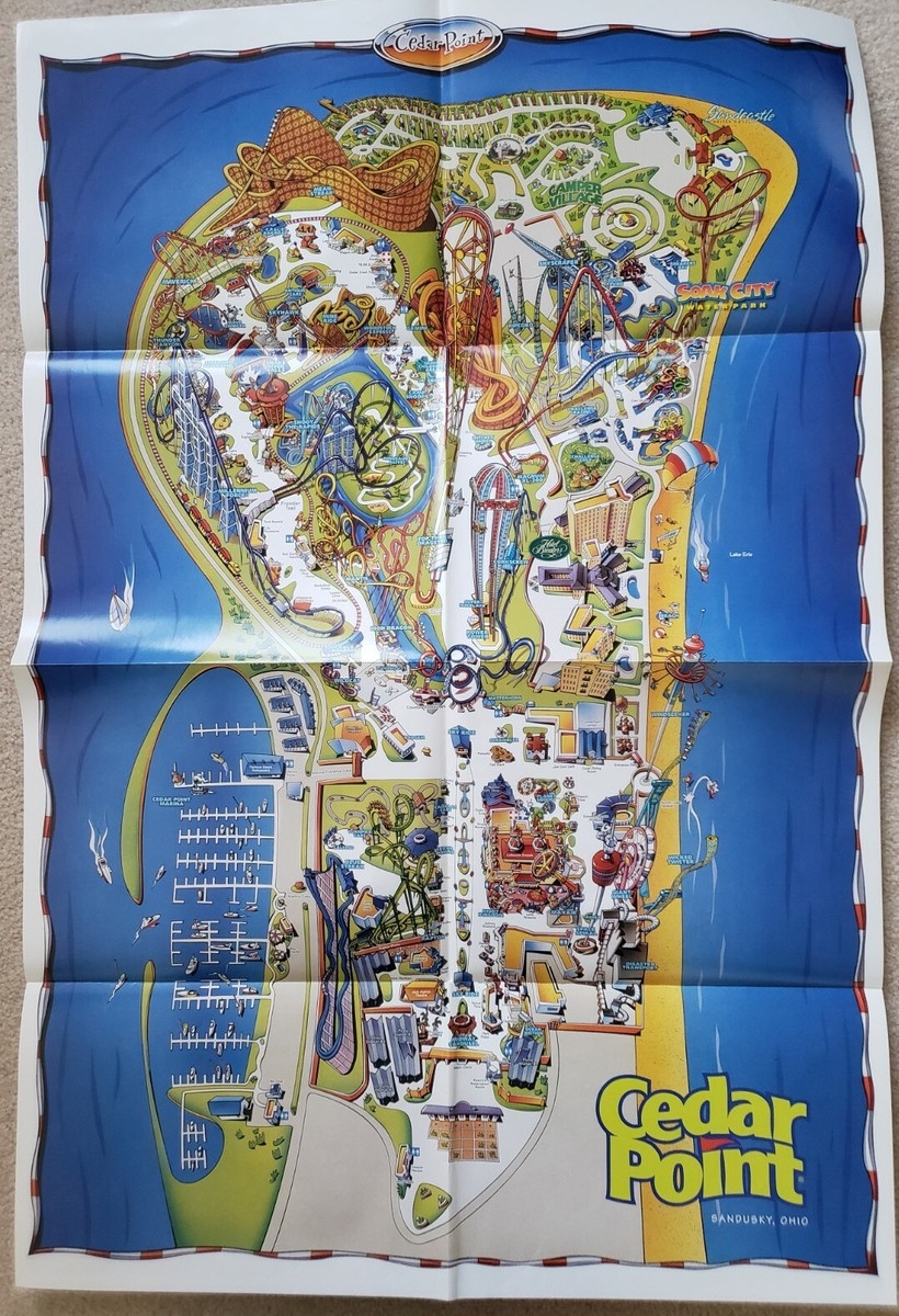 Printable Cedar Point Map 2026