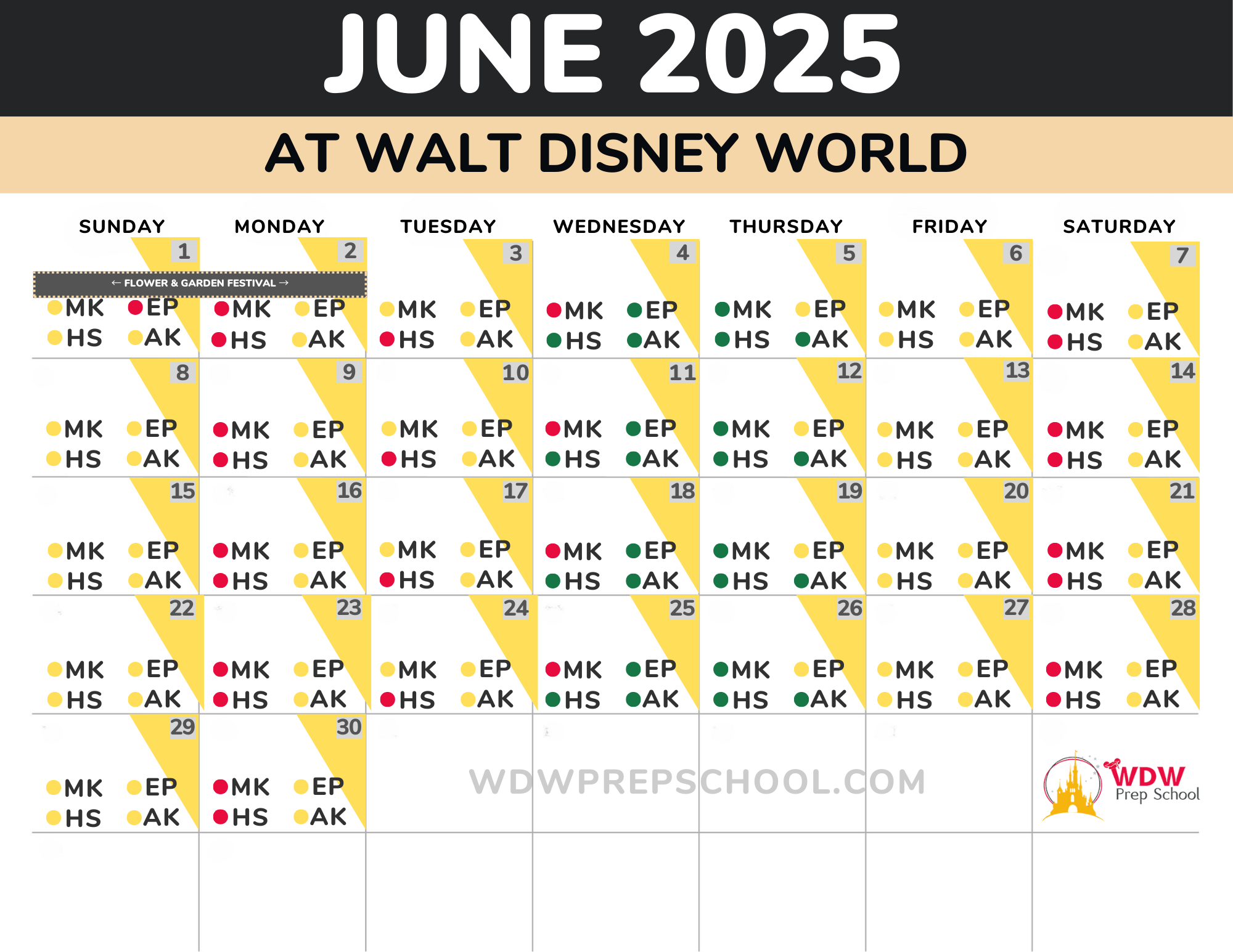 2025 2026 Disney World Crowd Calendar best Times To Go 