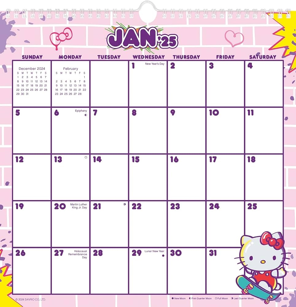 2025 Hello Kitty U0026 Friends Spiral Wall Calendar 9798888281680 Trends International Books Amazon 2025 Hello Kitty U0026 Friends Spiral Wall Calendar 9798888281680 Trends International Books Amazon