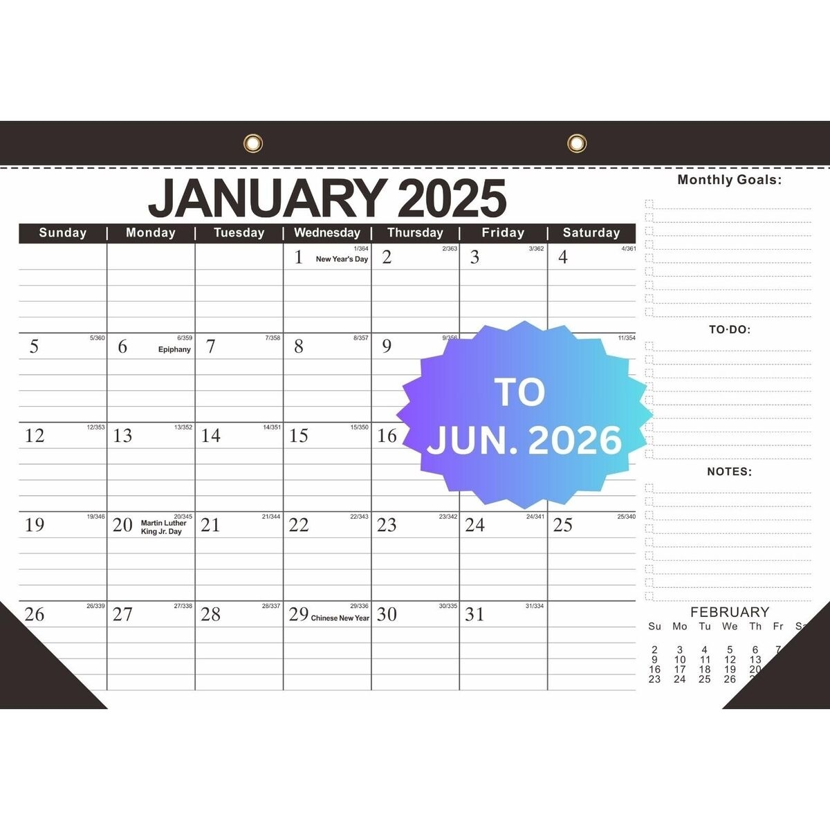 Printable Julian Calendar 2025