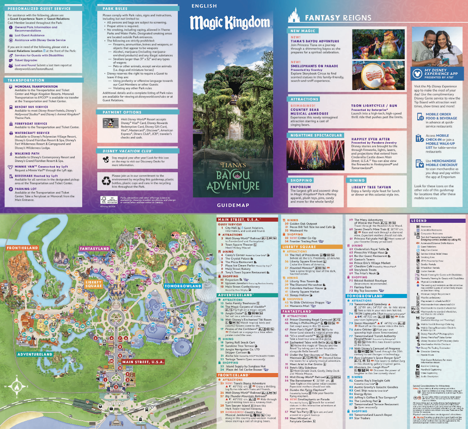 2025 Magic Kingdom Map Of Disney World Printable PDF 2025 Magic Kingdom Map Of Disney World Printable PDF