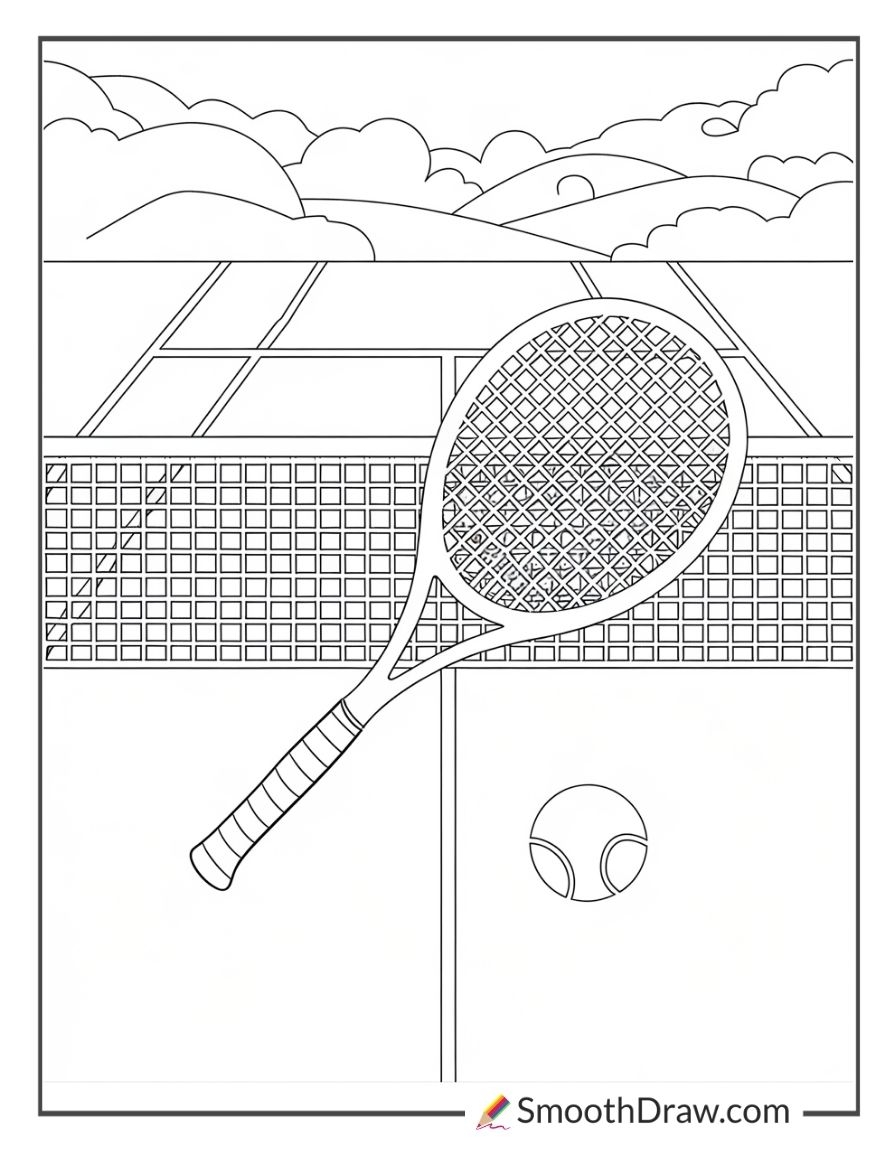 26 Tennis Coloring Pages Free Printables Smooth Draw 26 Tennis Coloring Pages Free Printables Smooth Draw