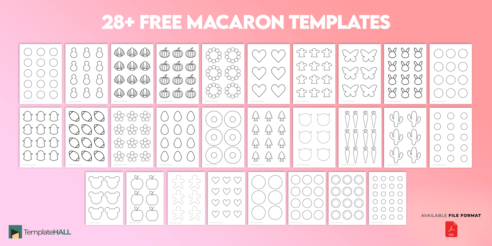 28 Free Printable Macaron Templates PDF Format 28 Free Printable Macaron Templates PDF Format