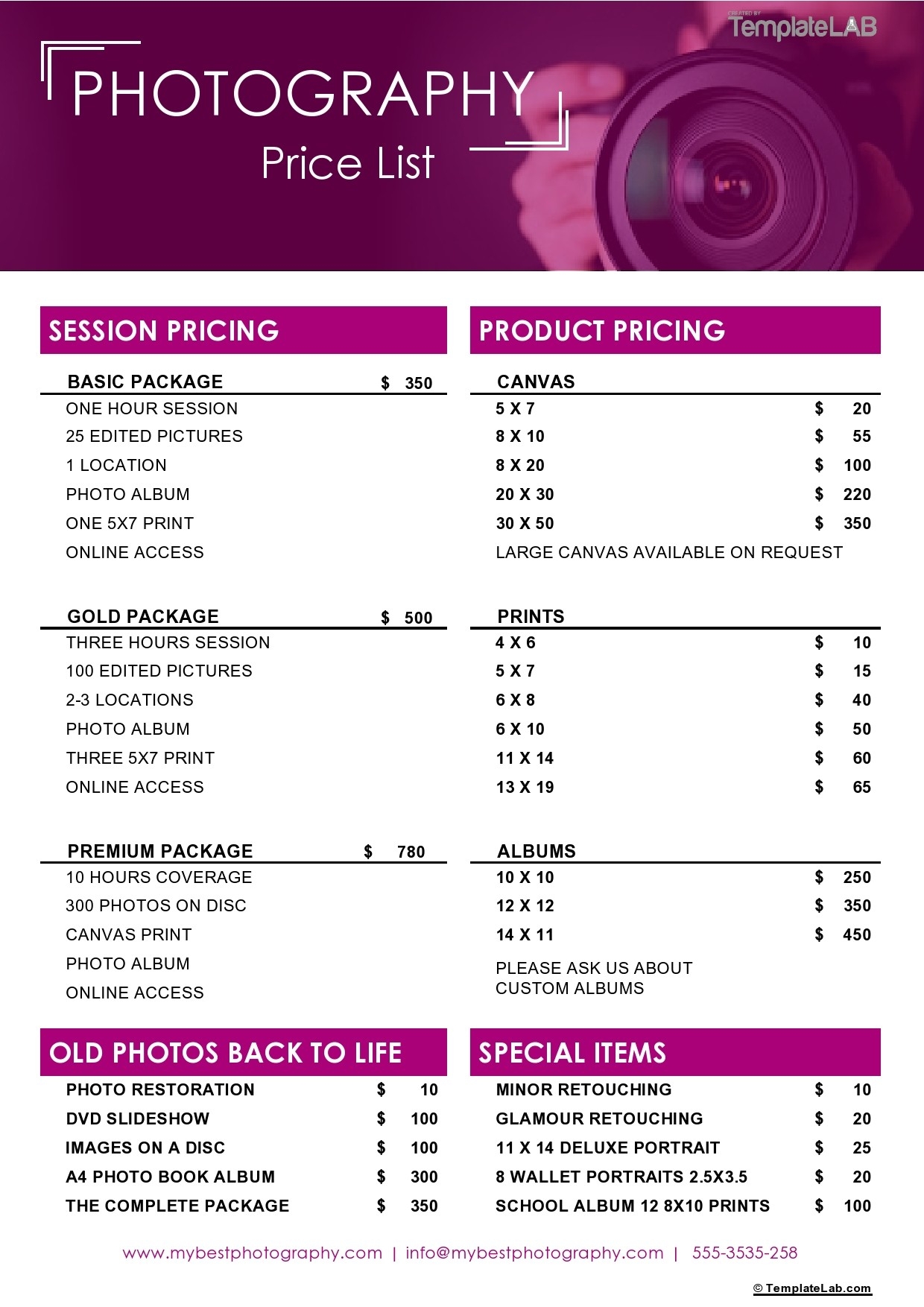 29 FREE Price List Templates u0026 Price Sheet Templates 29 FREE Price List Templates u0026 Price Sheet Templates