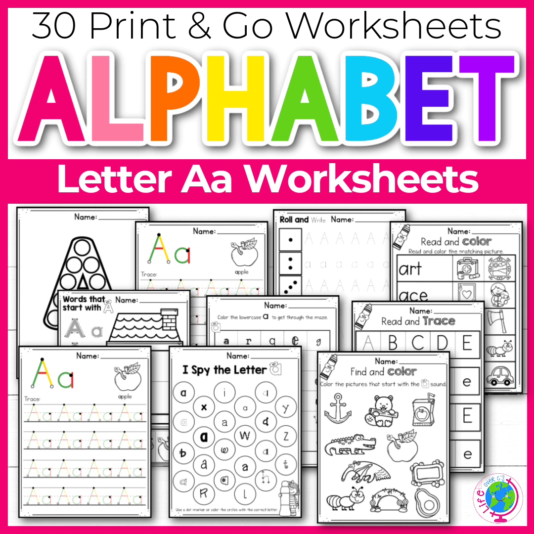 Letter A Worksheet Printable