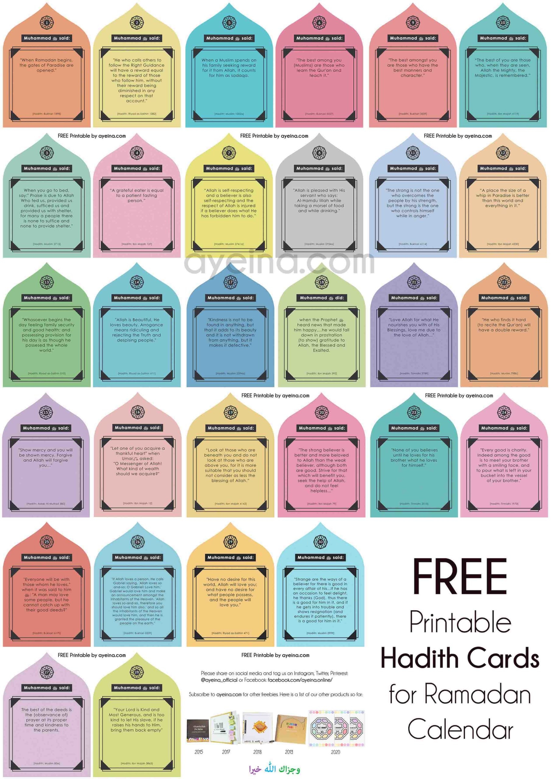 Free Printable Ramadan Card Template Free Printable Ramadan Card Template