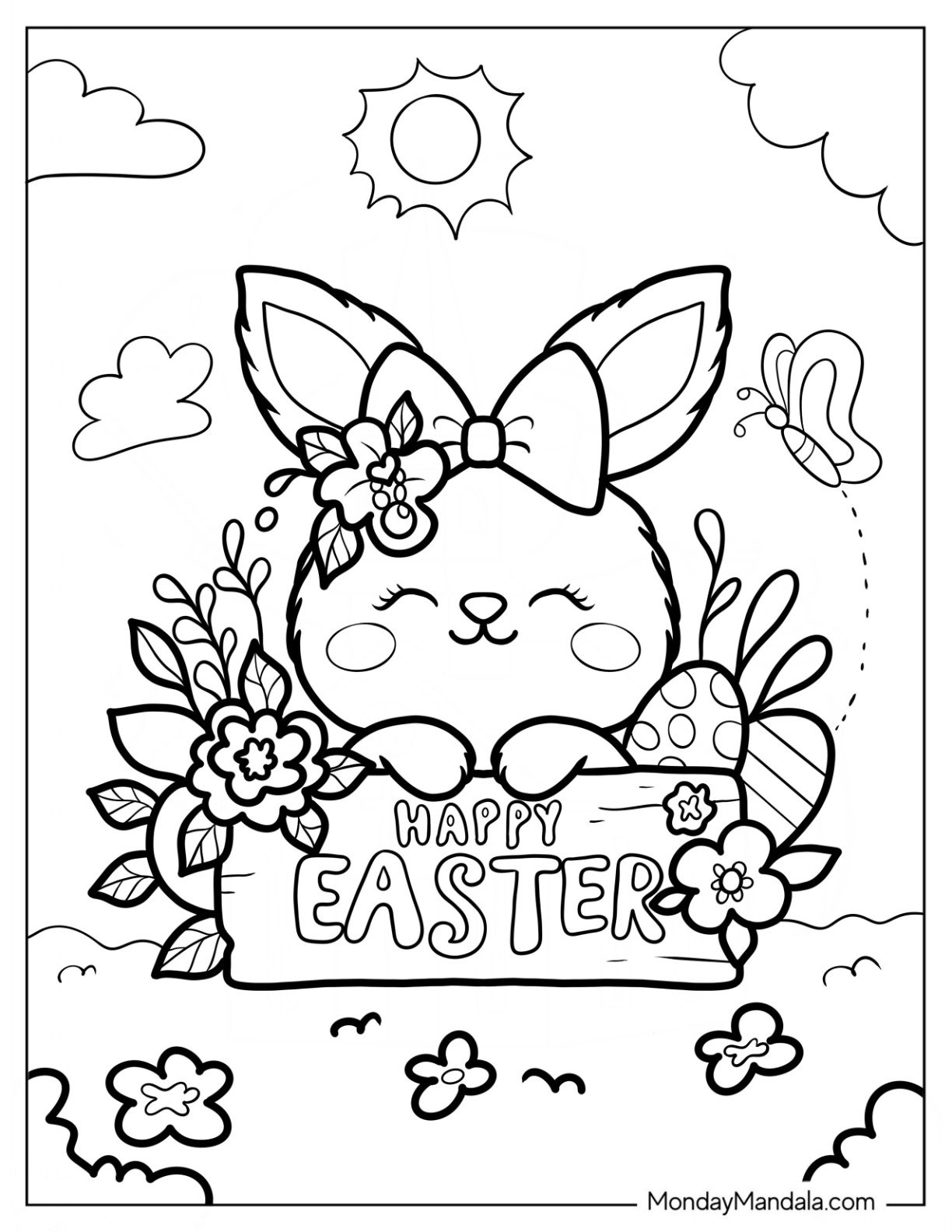 300 Easter Coloring Pages Free PDF Printables 
