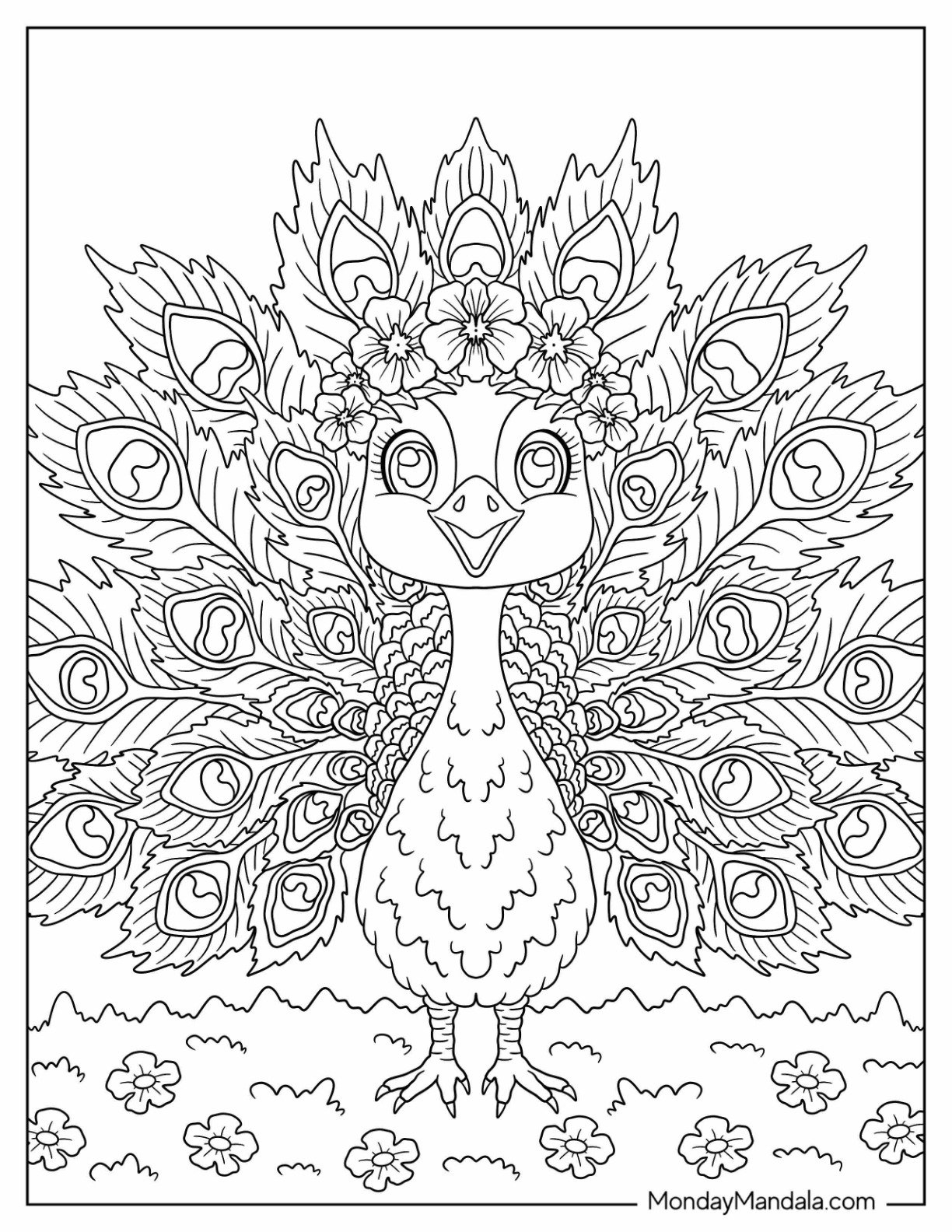 34 Peacock Coloring Pages Free PDF Printables 34 Peacock Coloring Pages Free PDF Printables