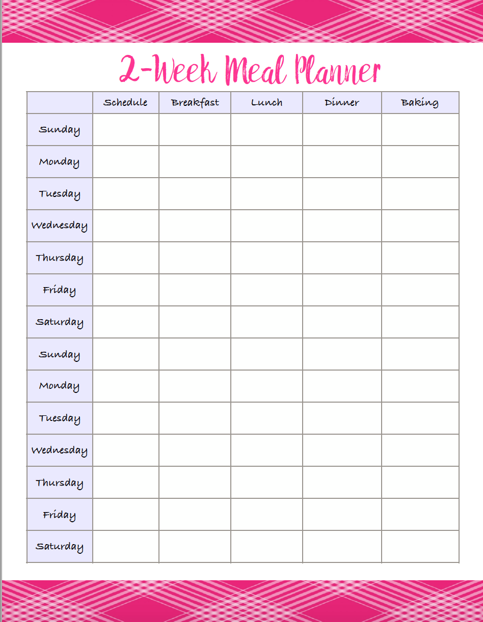 4 Free Printable Meal Planners Grocery Lists Save Time Money 4 Free Printable Meal Planners Grocery Lists Save Time Money