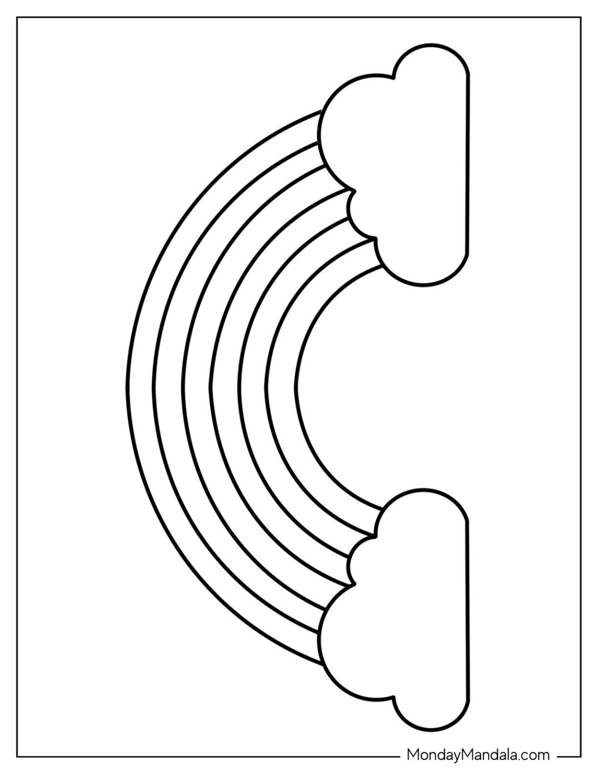 43 Rainbow Templates Free PDF Printables 