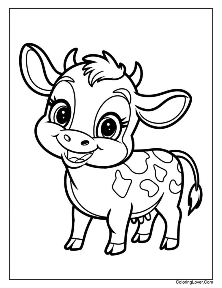 45 Cow Coloring Pages Free Printables For All Ages 