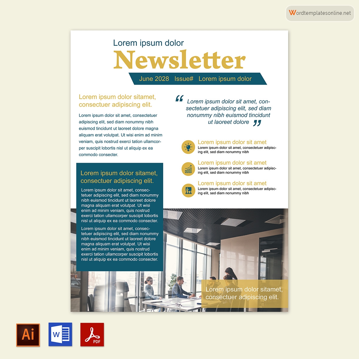 Free Printable Newsletter Templates Uk