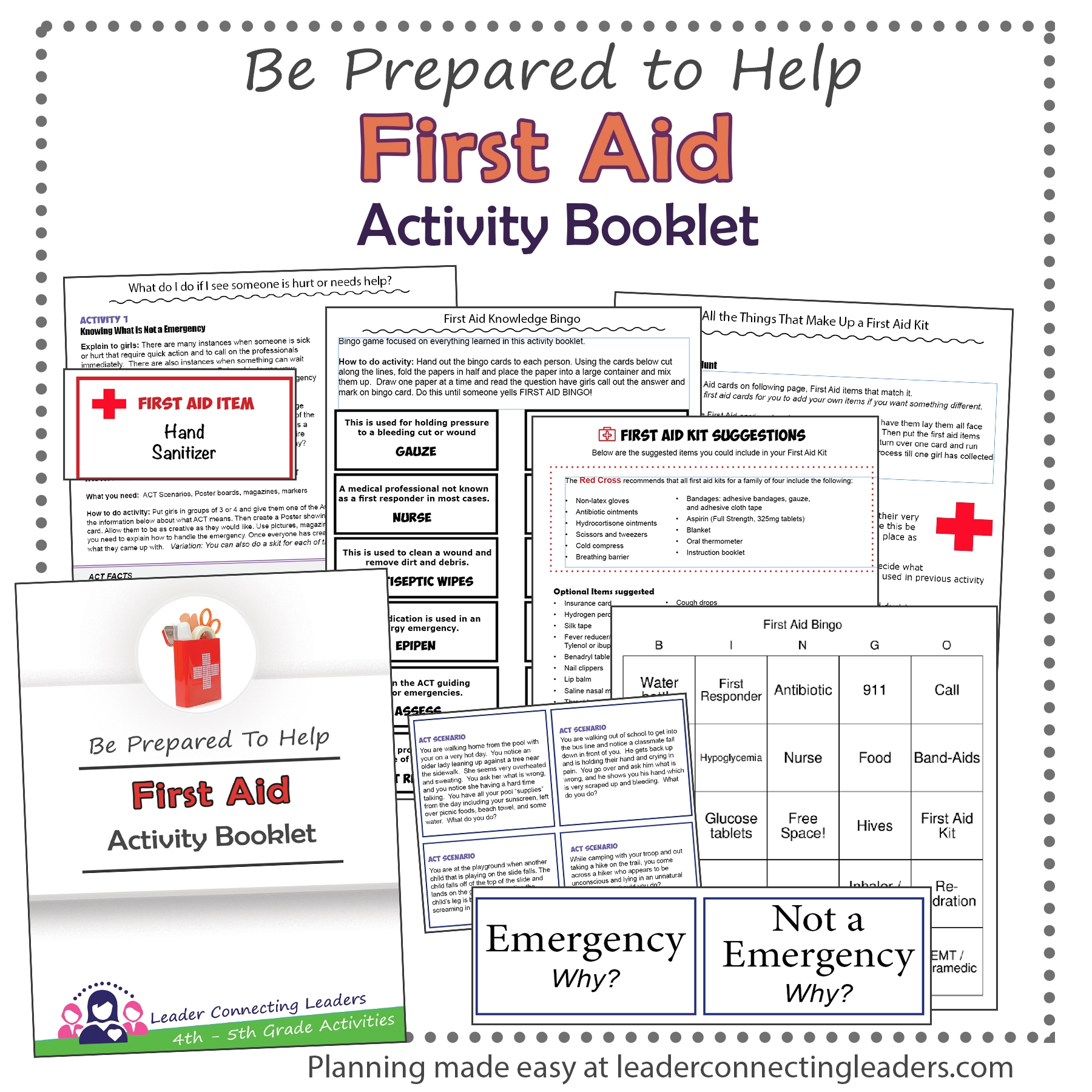 4th 5th Grade Be Prepared To Help First Aid Activity Booklet By Teach Simple 4th 5th Grade Be Prepared To Help First Aid Activity Booklet By Teach Simple