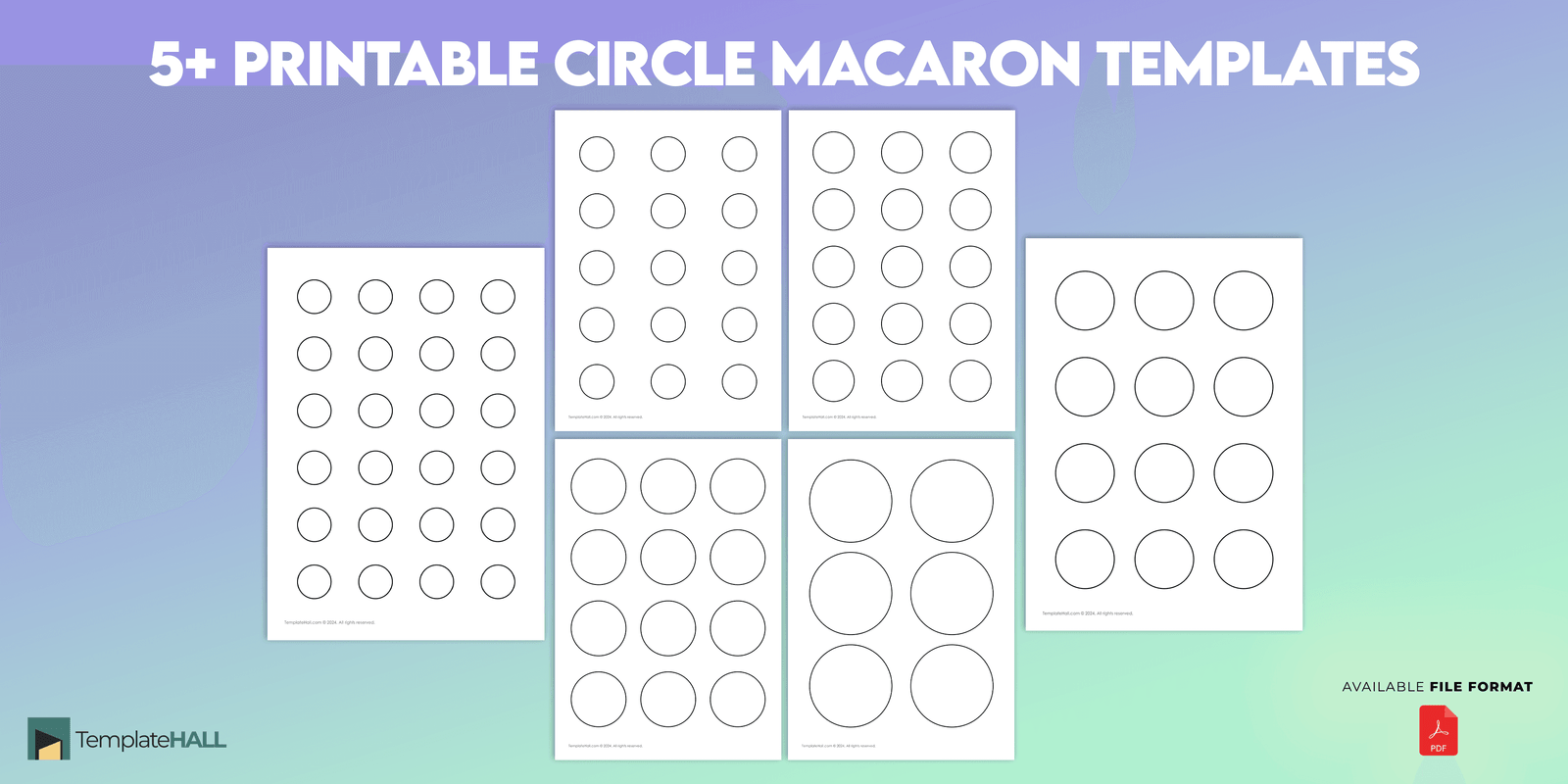 Macaron Sheet Printable Macaron Sheet Printable