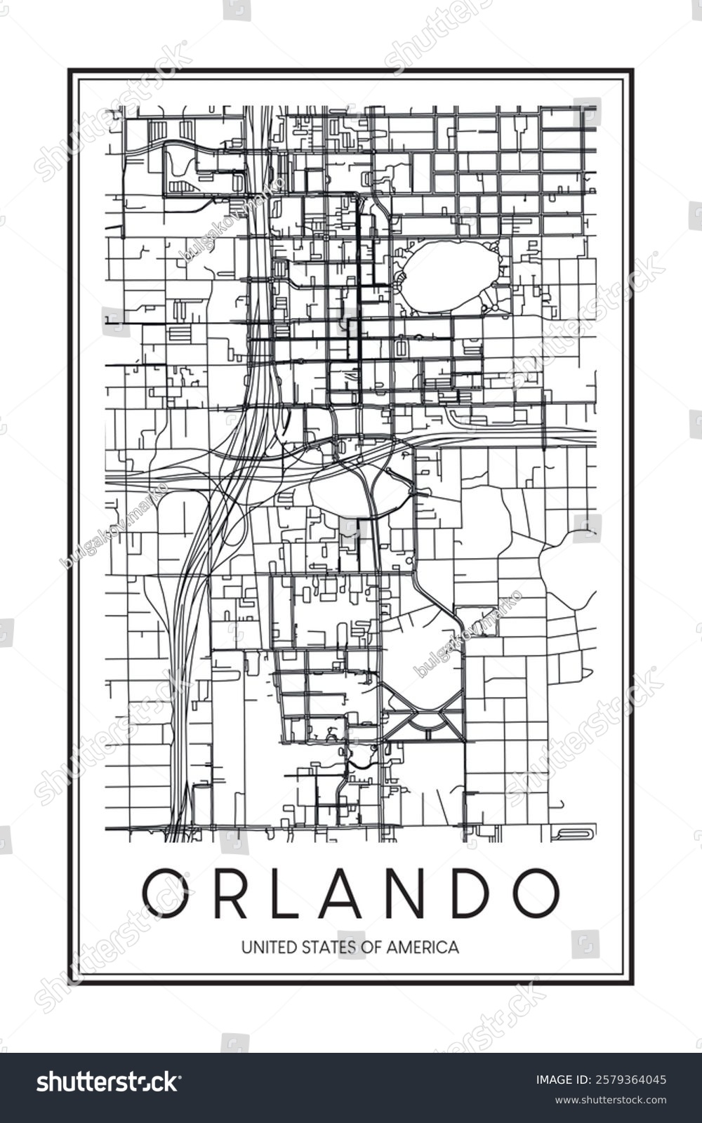 Printable Map Of Orlando Printable Map Of Orlando